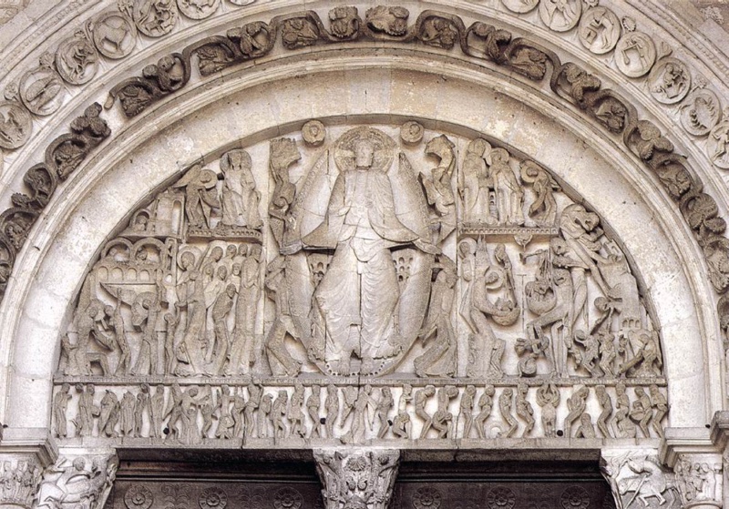 Last Judgment Tympanum - Cathedral of St. Lazare, Autun